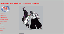 Desktop Screenshot of aikido-quickborn.de