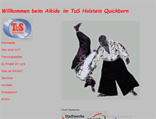 Tablet Screenshot of aikido-quickborn.de